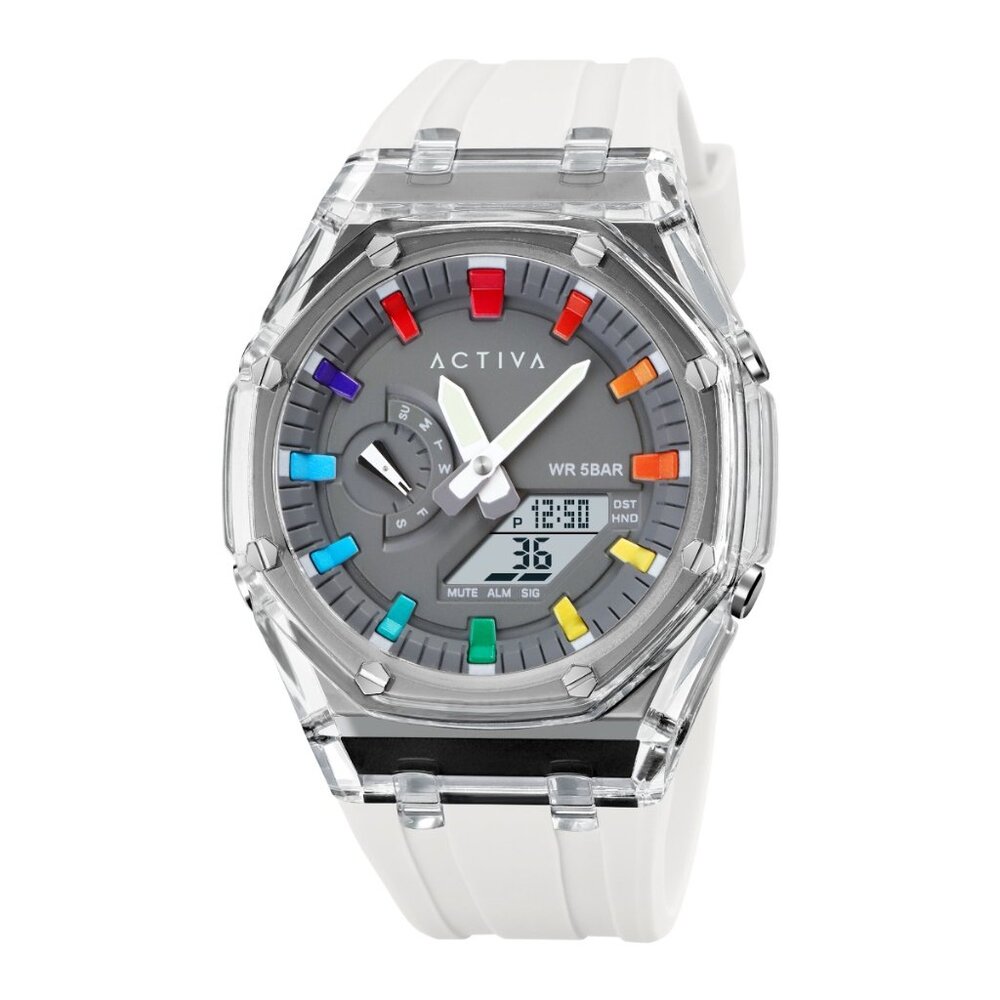 Activa Kaleido x Invicta Men’s Digital Chronograph Watch 53.2mm Modern NEW